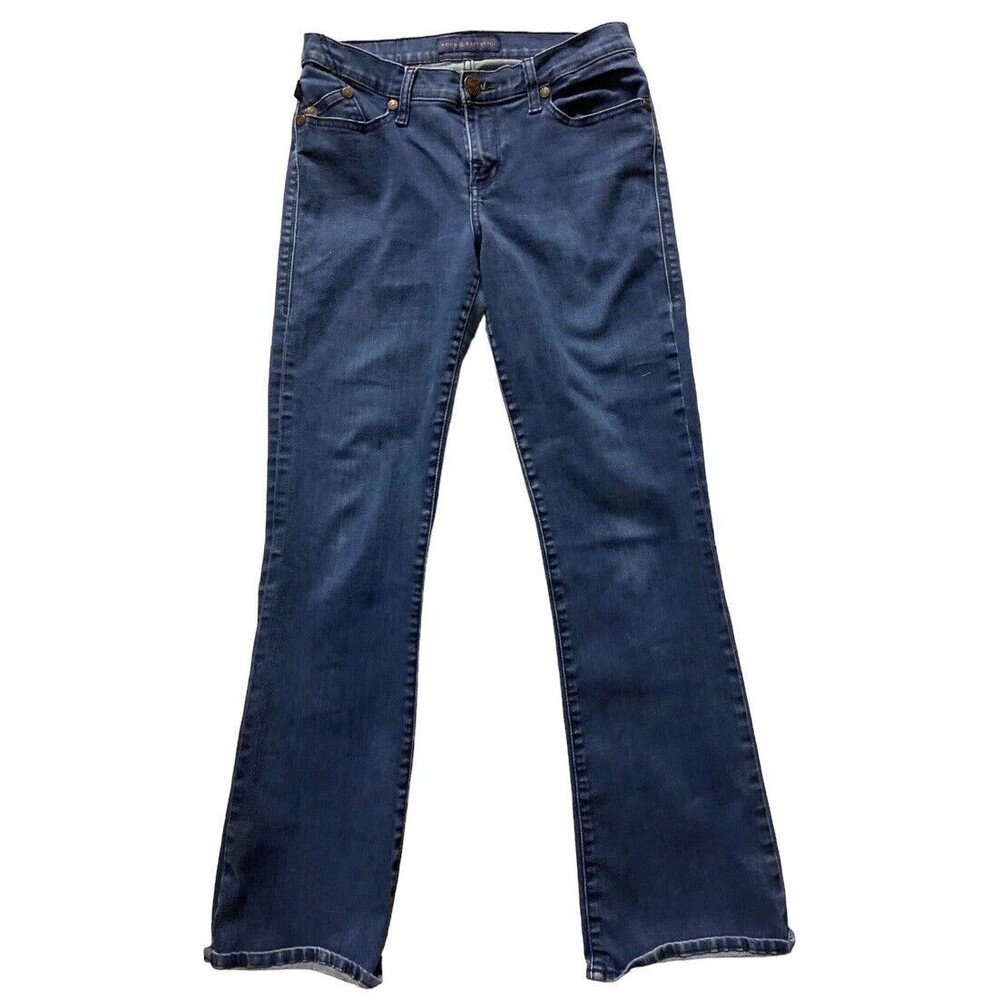 Rock & Republic Flared Jeans Womens Size 10 M Blue Midrise Medium Wash Denim